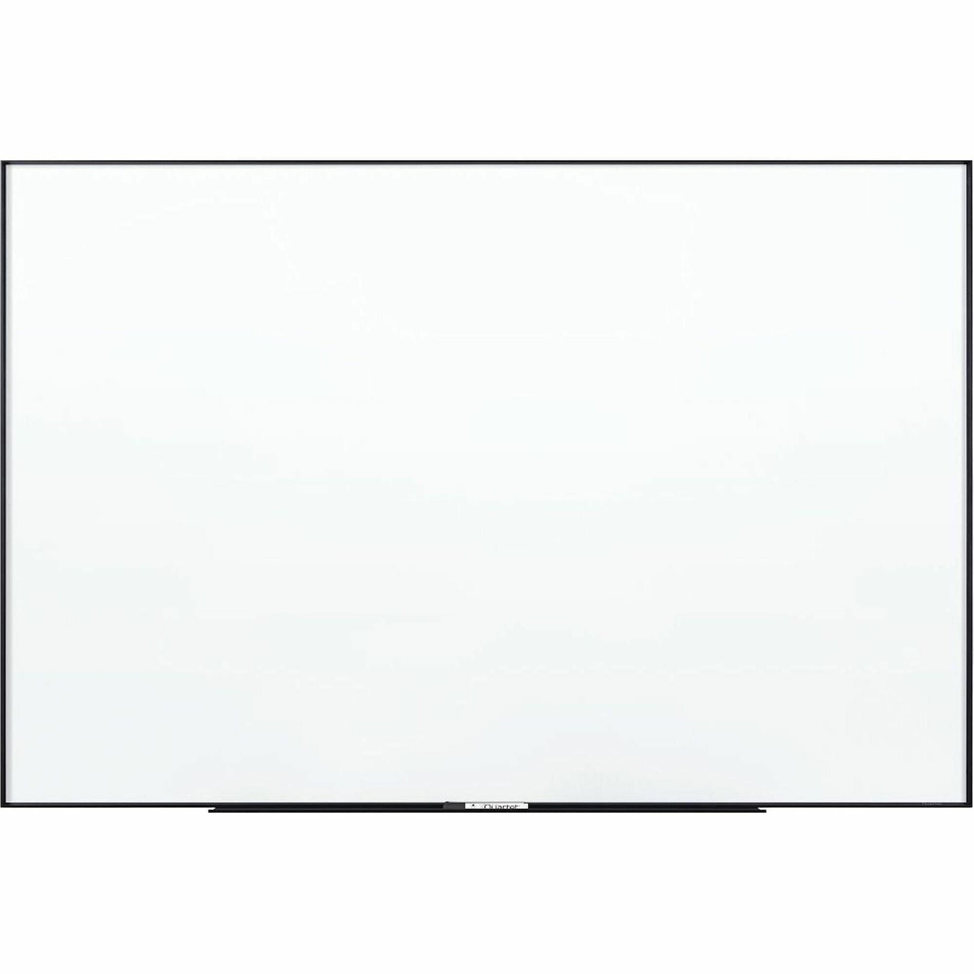 Quartet Fusion Nano-Clean Magnetic Dry-Erase Board - 48" (4 ft) Width x 36" (3 ft) Height - White Surface - Black Aluminum Frame - Horizontal/Vertical - Magnetic - 1 Each