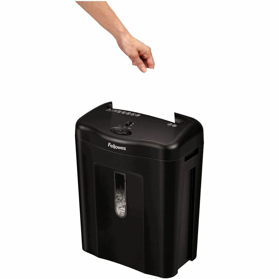 Fellowes Powershred 11C Crosscut Shredder - Non-continuous Shredder - Cross Cut - 11 Per Pass - for shredding Paper, Credit Card, Paper Clip, Staples - 0.156" x 1.560" Shred Size - P-4 - 5 Minute Run Time - 30 Minute Cool Down Time - 4.80 gal Wastebin ...
