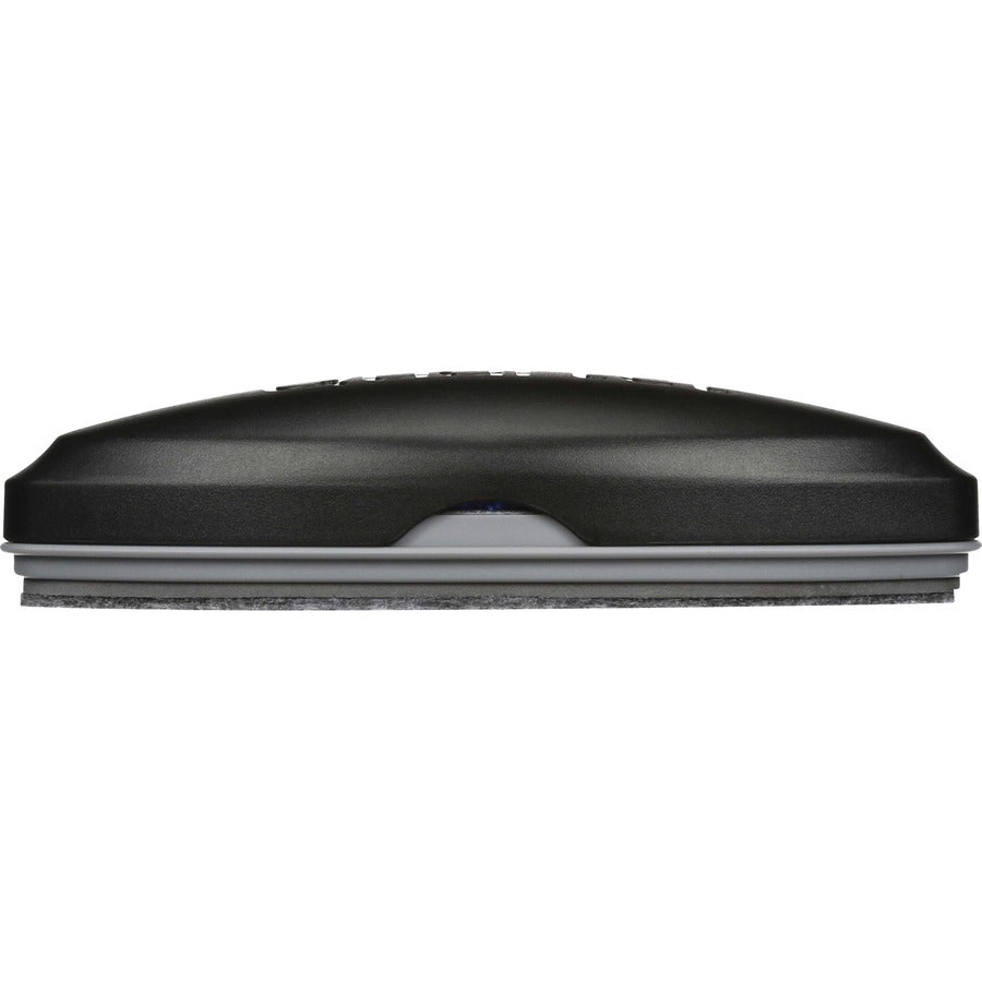 Quartet Premium Magnetic 3-in-1 Eraser - 2" Width x 6.50" Length - Used as Ink Remover, Residue Remover, Spot Remover, Chalk Remover - Durable, Easy-grip Handle, Magnetic - Black - Felt, MicroFiber - 1 / Pack