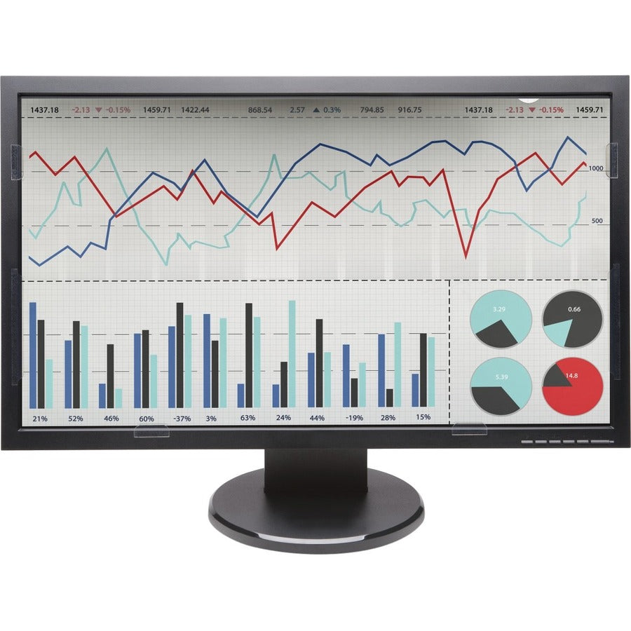 Kensington FP240W9 Privacy Screen for 24" Widescreen Monitors (16:9) Matte, Glossy, Tinted Clear - For 24" Widescreen LCD Monitor - 16:9 - Scratch Resistant, Damage Resistant - Anti-glare - 1 Each