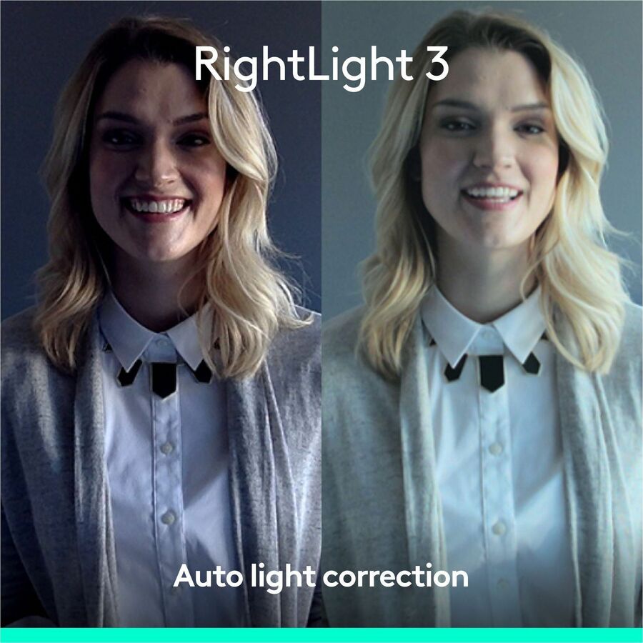 Logitech BRIO Webcam - 90 fps - Black - USB 3.0 - 4096 x 2160 Video - Auto-focus - Clip, Tripod Mount - 5x Digital Zoom - Microphone - For Notebook, Monitor