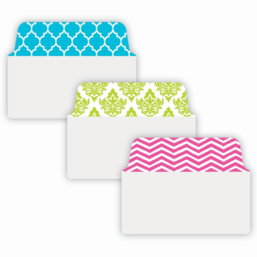 Avery&reg; UltraTabs Color Design 2-sided Multiuse Tabs - 24 Tab(s) - 1.50" Tab Height x 2" Tab Width - Clear Film, Pink Paper, Green, Blue Tab(s) - 24 / Pack