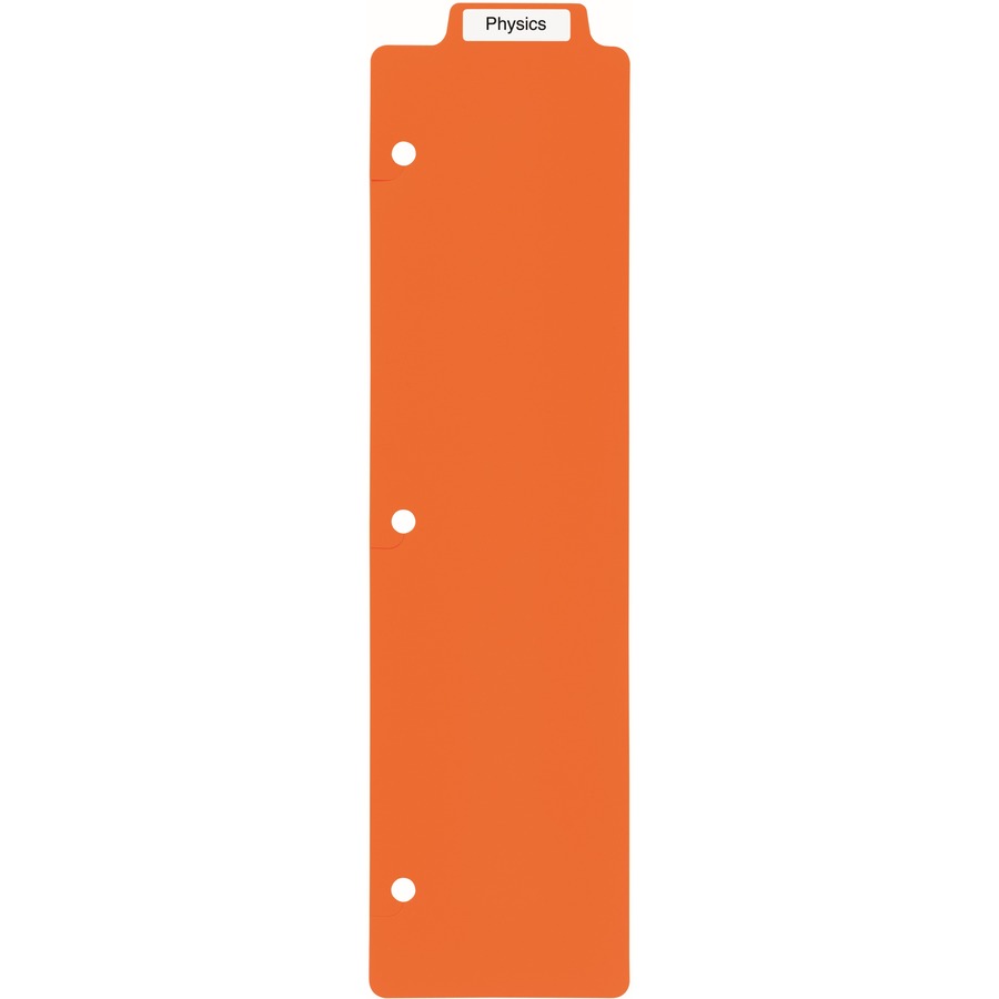 Avery&reg; Snap-In Plastic Bookmark Dividers, 5 Tabs, 1 Set, Multicolor (24908) - Monthly - 1 Month Single Page Layout - 10" x 10" Sheet Size - White, Multicolor - Plastic - Repositionable, Self-adhesive, Write on/Wipe off, Dry Erase Surface, Durable, ...