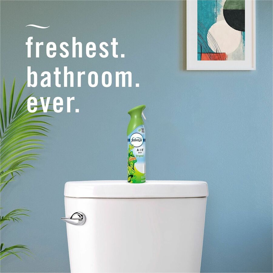 Febreze AIR Gain Original Scent - Spray - 8.8 fl oz (0.3 quart) - Gain Original - Odor Neutralizer - 1 Each