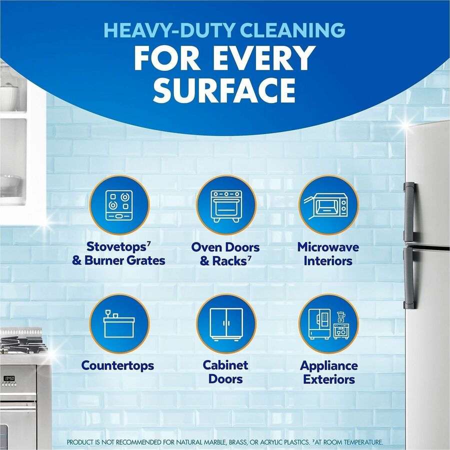 Lysol Kitchen Pro Antibacterial Cleaner - For Multi Surface - 22 fl oz (0.7 quart) - Fresh Citrus Scent - Recommended For: Stain Remover - Deodorize, Streak-free, Chemical-free, Disinfectant, Anti-bacterial, Residue-free - Clear - 9 / Carton