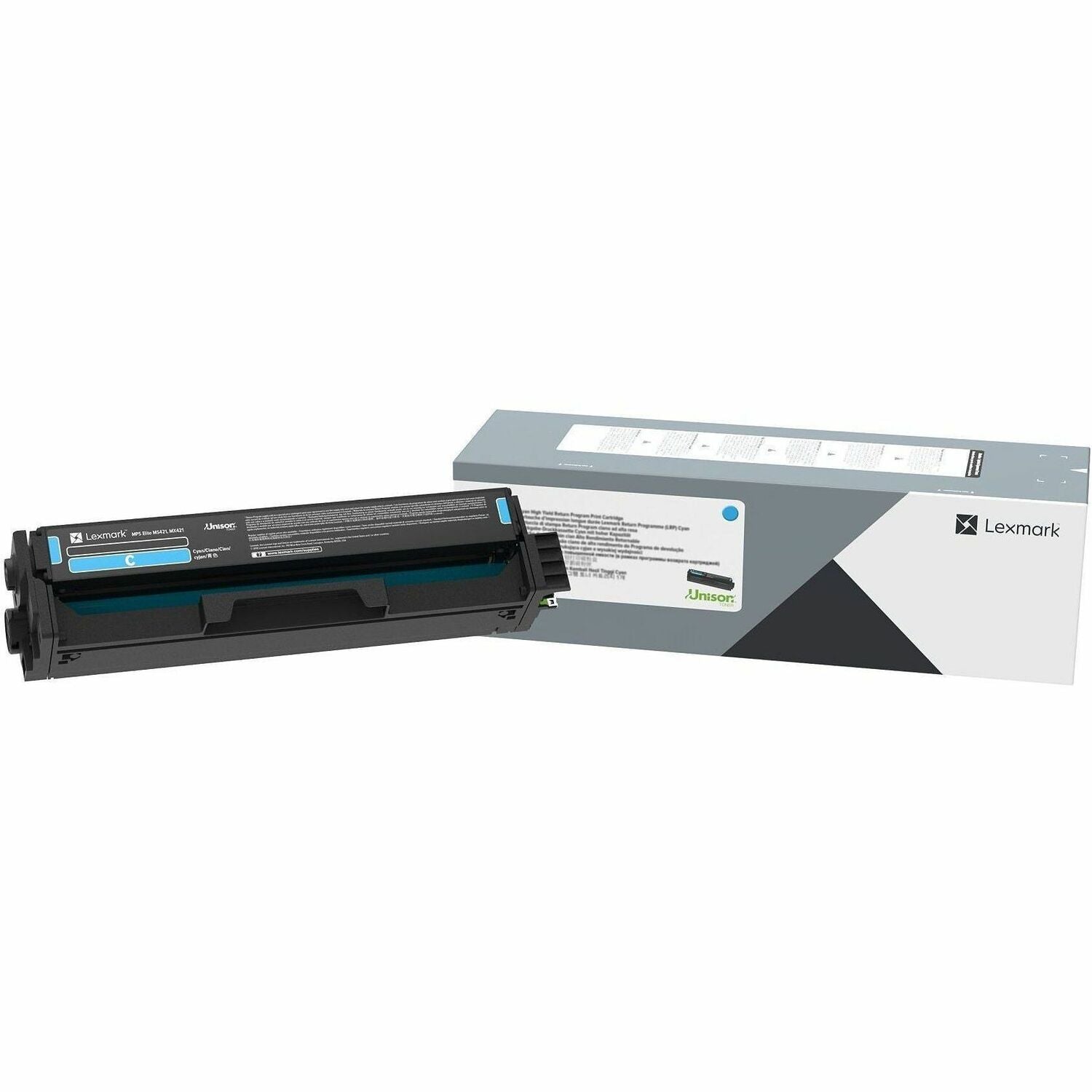 Lexmark Unison Original Standard Yield Laser Toner Cartridge - Cyan Pack - 1500 Pages