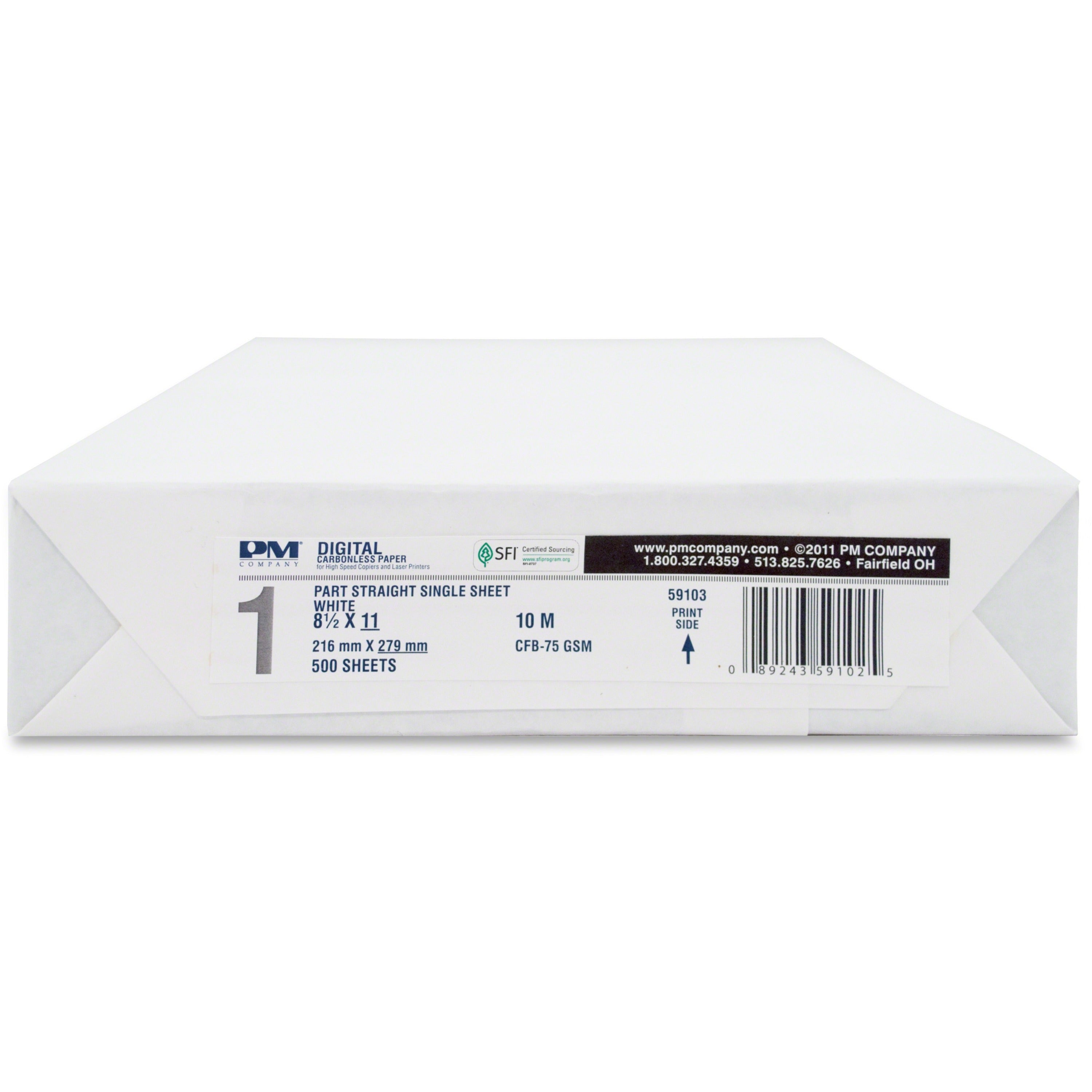 ICONEX Digital Carbonless Paper - Letter - 8 1/2" x 11" - White - 500/Pack - 5 / Carton
