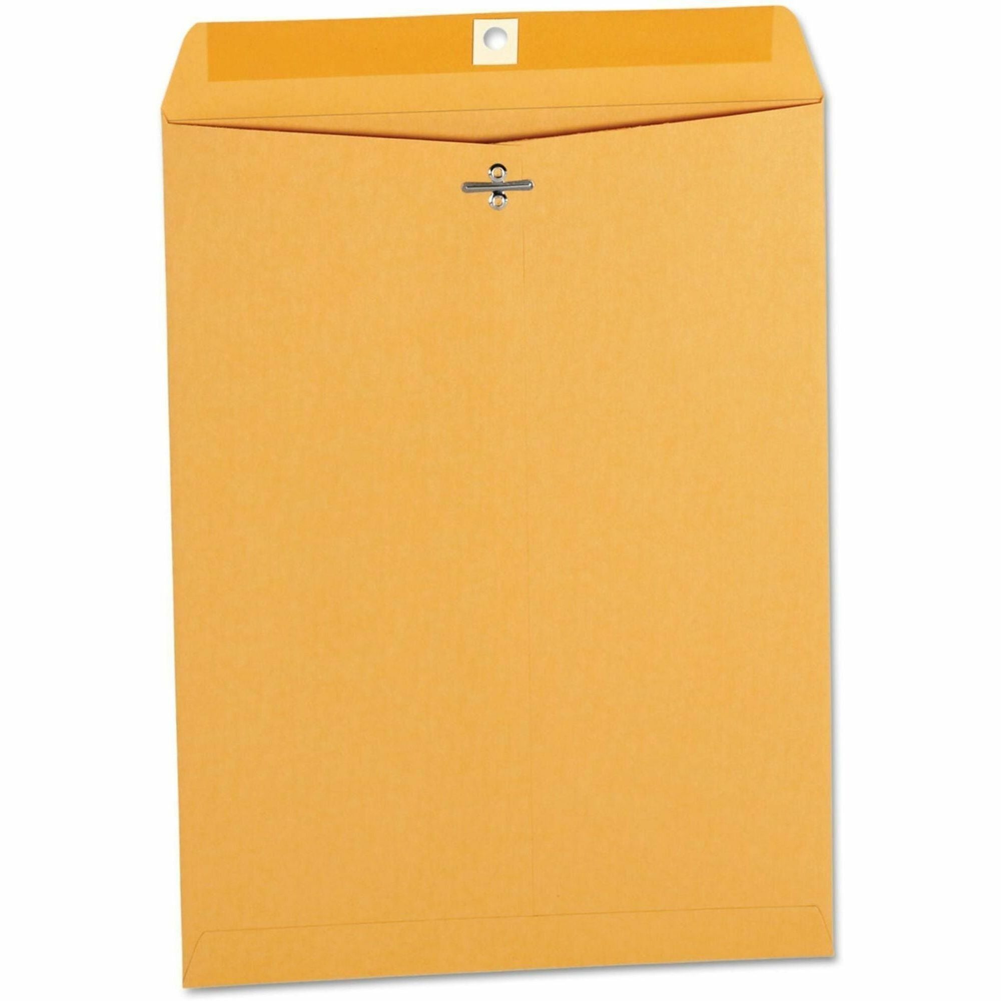 Universal Envelope - Clasp - #12 1/2 - 32 lb - Clasp/Gummed Flap - Brown Kraft - Kraft Paper - 100 / Box