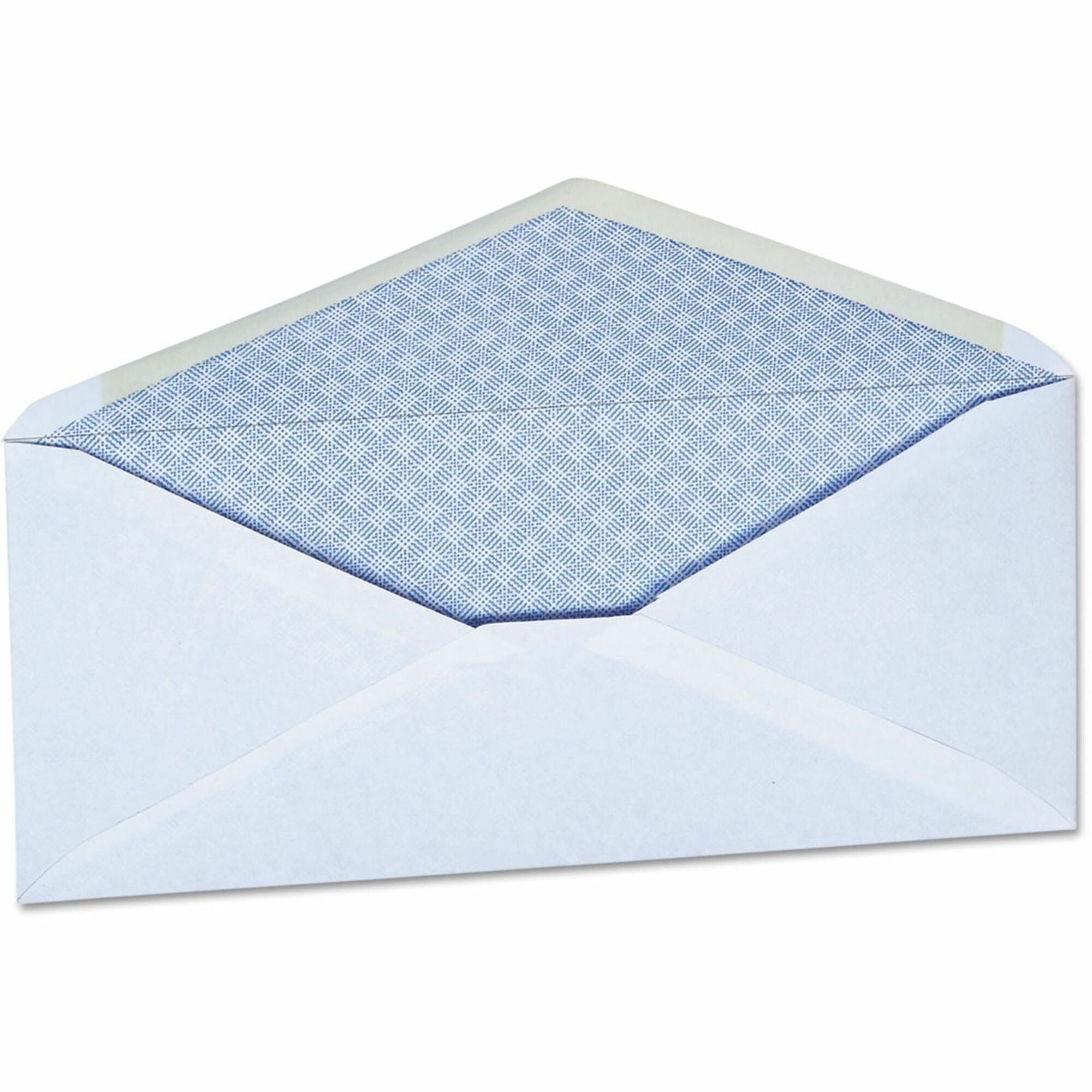 Universal Envelope - Business - #10 - 9 1/2" Width x 4 1/10" Length - 24 lb - Gummed - White - Paper Stock - 500 / Box