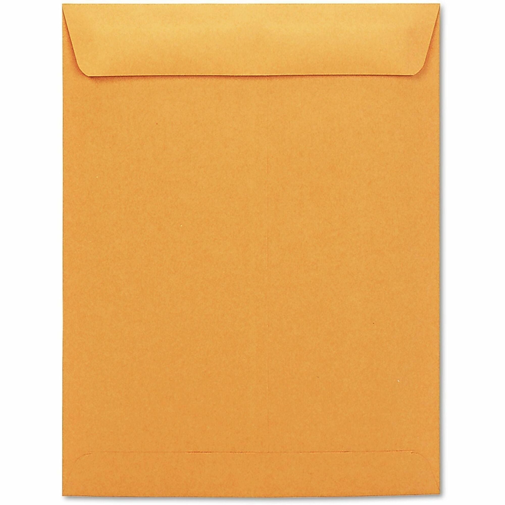 Universal Envelope - Catalog - #13 1/2 - 24 lb - Gummed - Brown Kraft - Kraft Paper - 250 / Box