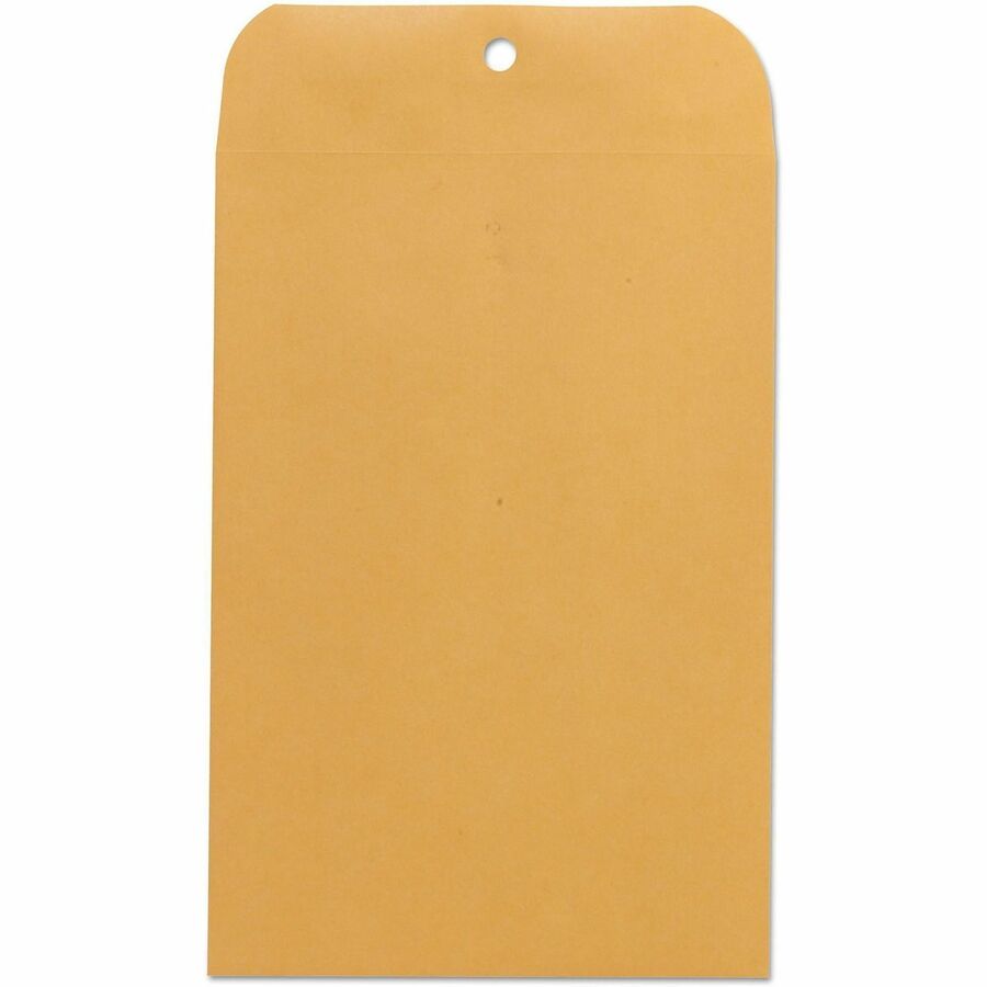 Universal Envelope - Clasp - #63 - 9 1/2" Width x 6 1/2" Length - 28 lb - Clasp/Gummed Flap - Brown Kraft - Kraft Paper - 100 / Box