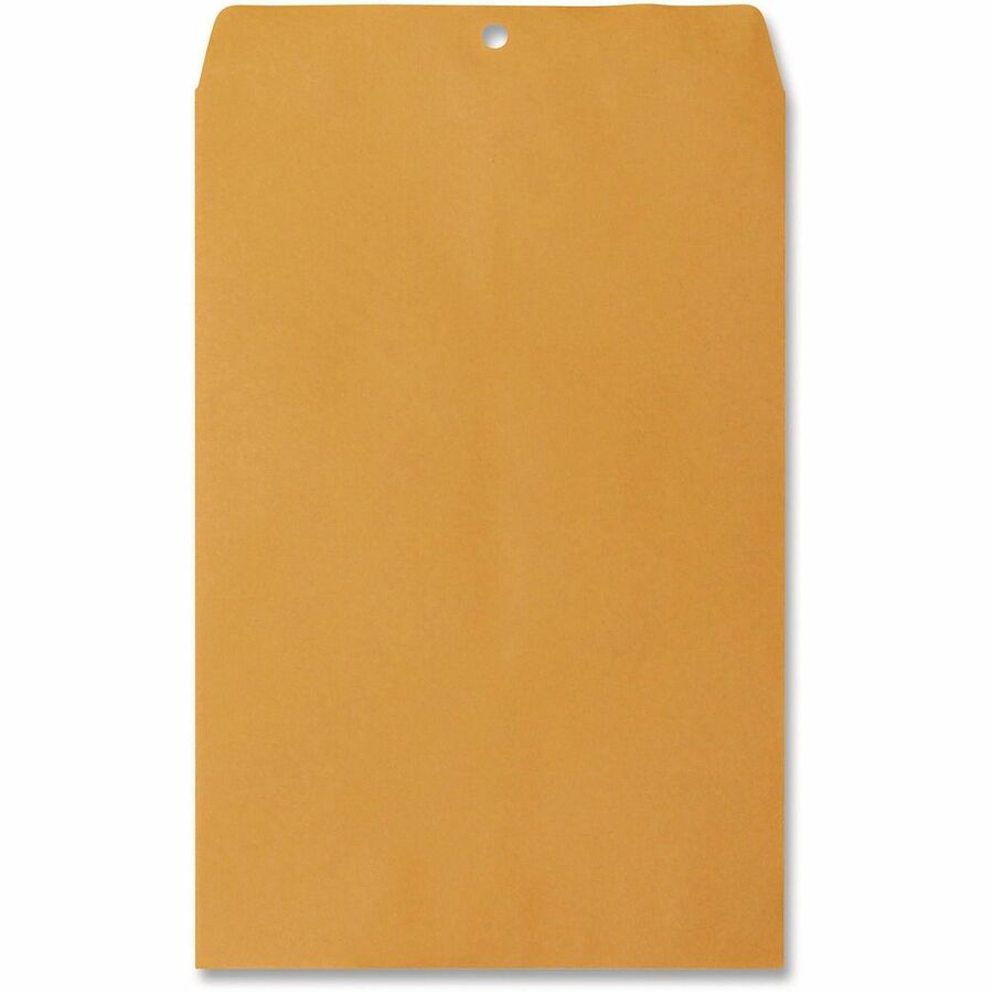 Universal Envelope - Clasp - #98 - 15" Width x 10" Length - 28 lb - Clasp/Gummed Flap - Brown Kraft - Kraft Paper - 100 / Box