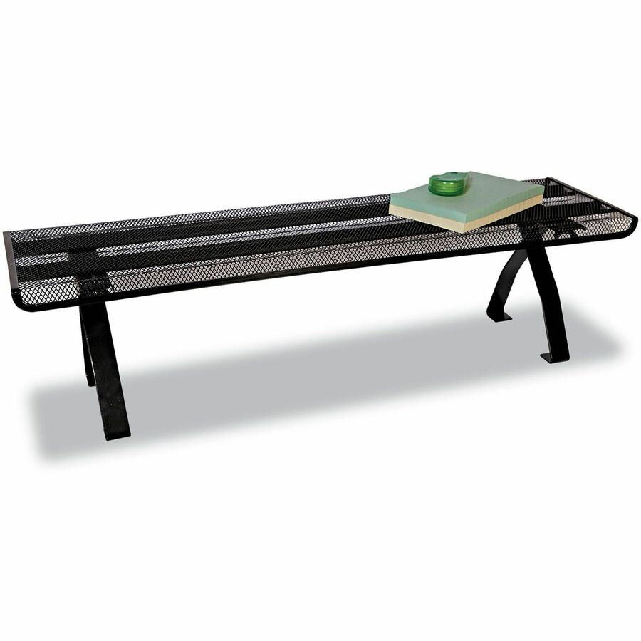 Universal Mesh Off-Desk Shelf, 26.13 x 7 x 7, Black - 1 Shelf(ves) - 7" Height x 26.13" Width x 7" Depth - Black - Steel Mesh - 1 Each