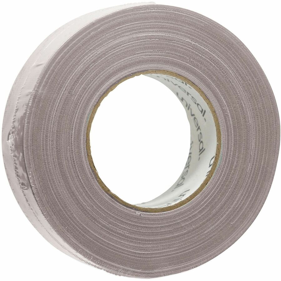 Universal General-Purpose Duct Tape, 3" Core, 1.88" x 60 yds, Silver - 60 yd Length x 1.88" Width x 9.8 mil Thickness - 3" Core - Silver - Natural Rubber - Polyethylene Coated Cloth Backing - 1 Roll