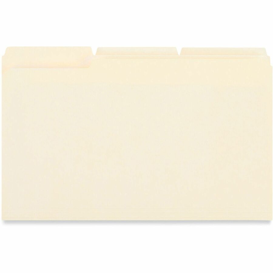 Universal 1/3 Tab Cut Legal Classification Folder - 8 1/2" x 14" - 3/4" Expansion - 1 Fastener(s) - 2" Fastener Capacity - Top Tab Location - Assorted Tab Position - Manila - 50 Box