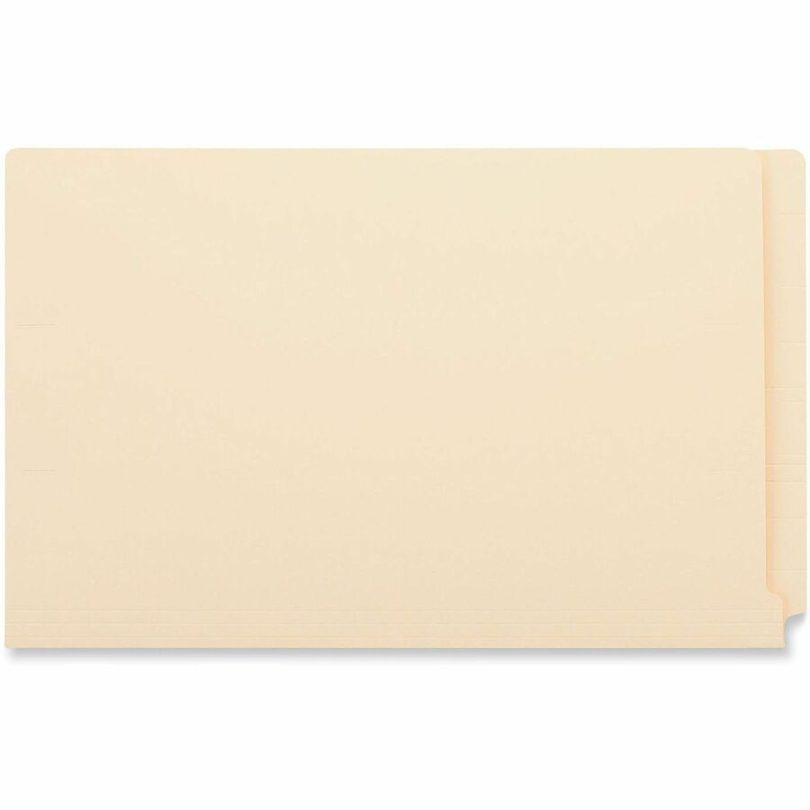 Universal Straight Tab Cut Legal Classification Folder - 8 1/2" x 14" - 3/4" Expansion - 2 Fastener(s) - 2" Fastener Capacity - End Tab Location - Manila - 50 Box