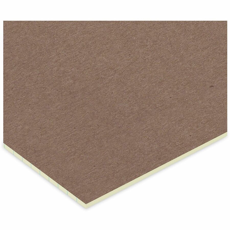 Universal Glue Top Pads, Wide/Legal Rule, 50 Canary-Yellow 8.5 x 11 Sheets, Dozen - 1 Subject(s) - 50 Sheets - Glued - Wide Ruled, Legal Ruled Front Ruling - 16 lb Basis Weight - 11" Height x 8.5" Width - Canary Paper - Chipboard Cover - 1 Dozen