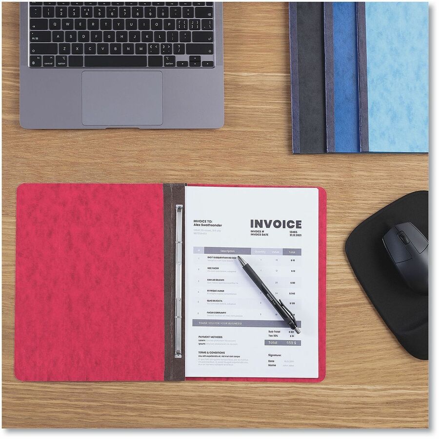 Universal Report Cover - 3" Folder Capacity - 8 1/2" x 11" - 500 Sheets Capacity - 1 x Double Prong Fastener(s) - Punched - 1 Each