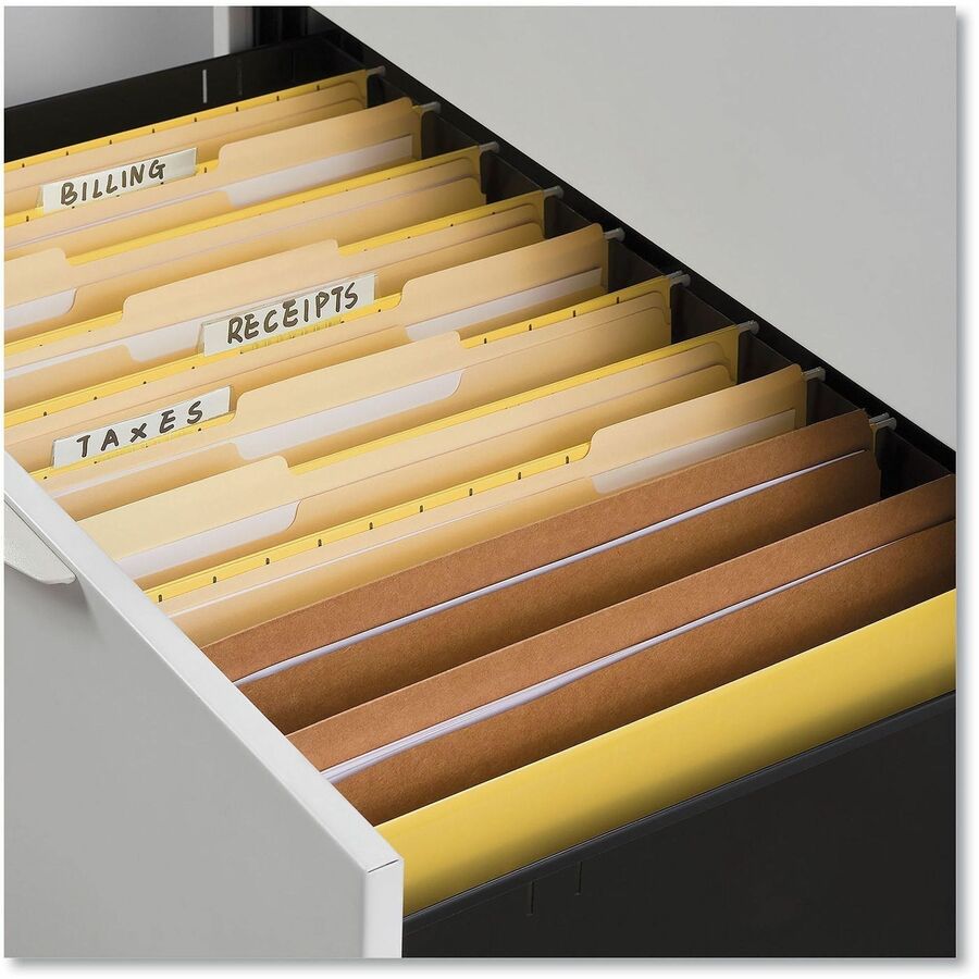 Universal Straight Tab Cut Legal Top Tab File Folder - 8 1/2" x 14" - 3/4" Expansion - Top Tab Position - 11 pt. - Kraft - 100 Box