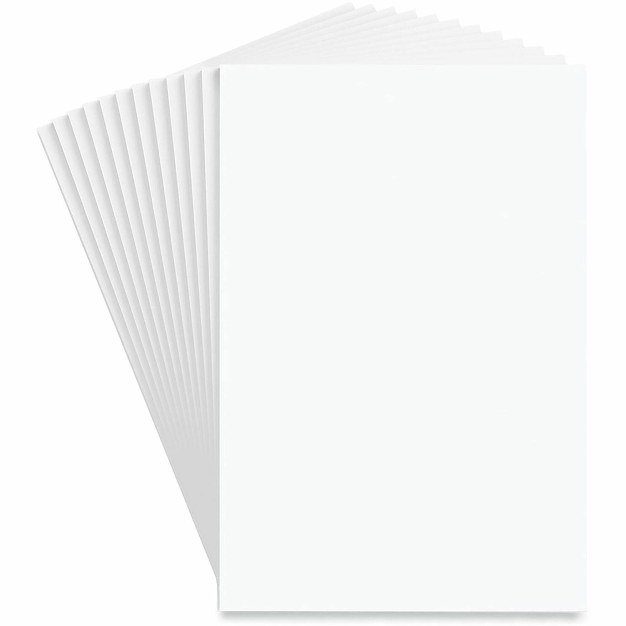 Universal Scratch Pads, Unruled, 4 x 6, White, 100 Sheets, 12/Pack - 1 Subject(s) - 100 Sheets - Plain - Glued - Unruled Front Ruling - 16 lb Basis Weight - 6" Height x 4" Width - White Paper - 12 / Pack