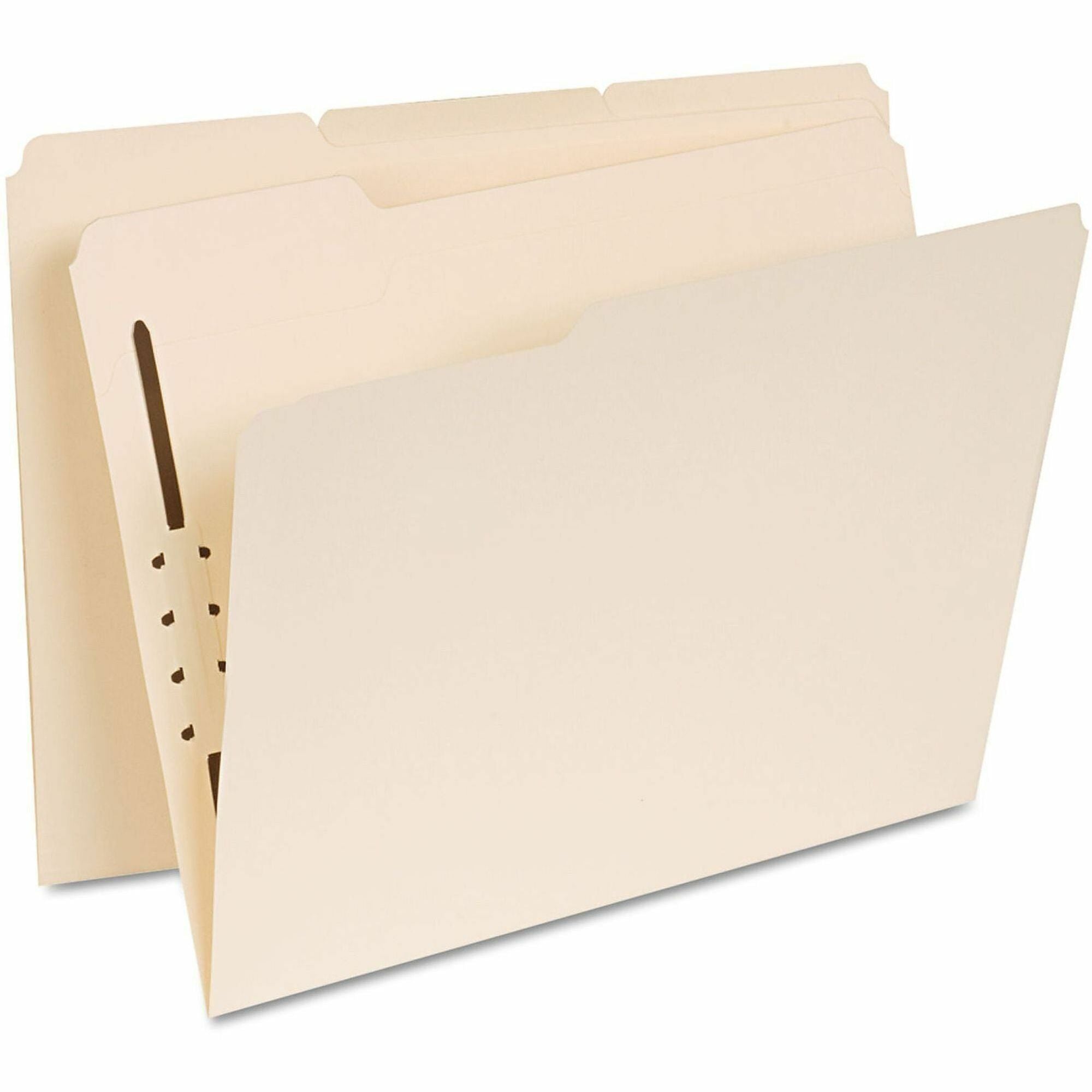 Universal 1/3 Tab Cut Letter Classification Folder - 8 1/2" x 11" - 3/4" Expansion - 1 Fastener(s) - 2" Fastener Capacity - Top Tab Location - Assorted Tab Position - Manila - 50 Box