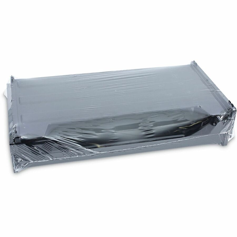 Universal Desk Tray - 2 Compartment(s) - 2.75" Height x 16.25" Width x 9" Depth - Black - Plastic - 2 Pack