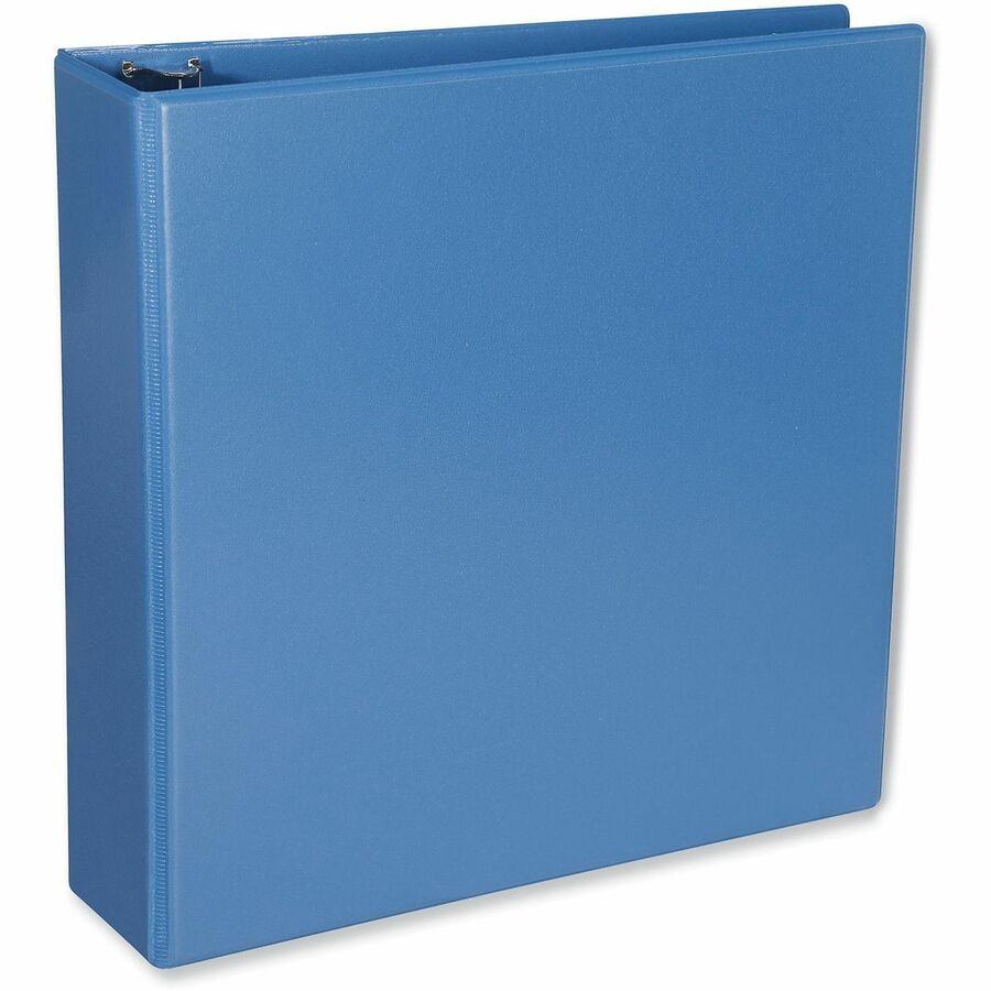 Universal Slant D-Ring View Binder, 3 Rings, 2" Capacity, 11 x 8.5, Light Blue - 2" Binder Capacity - Letter - 8 1/2" x 11" Sheet Size - 480 Sheet Capacity - 3 Ring(s) - Fastener(s): Ring - Pocket(s): 2, Inside Front & Back - Polypropylene - Light Blue...