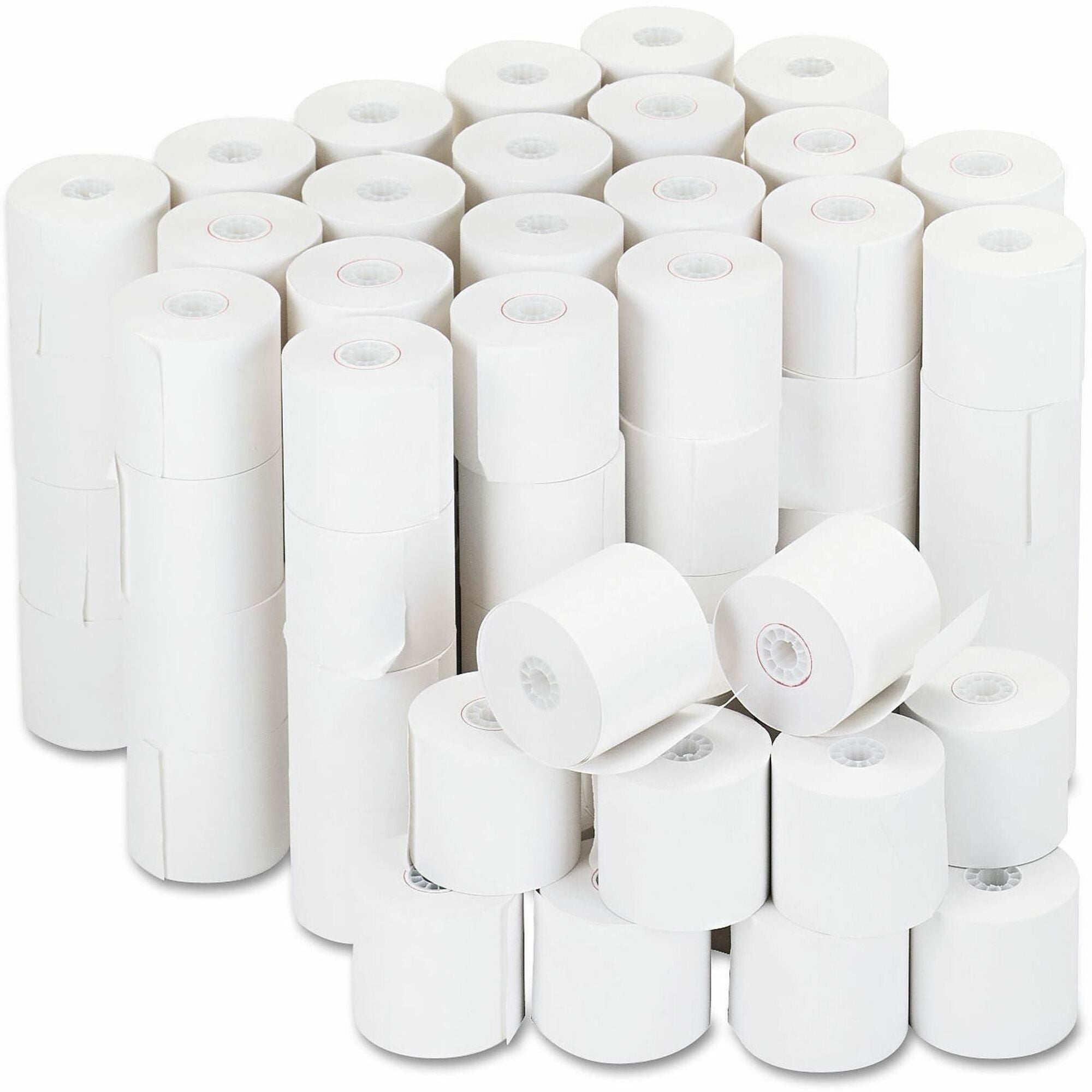 Universal Printable Bond Paper - 2 1/4" x 126 ft - 16 lb Basis Weight - End of Paper Indicator - White - 100 / Carton