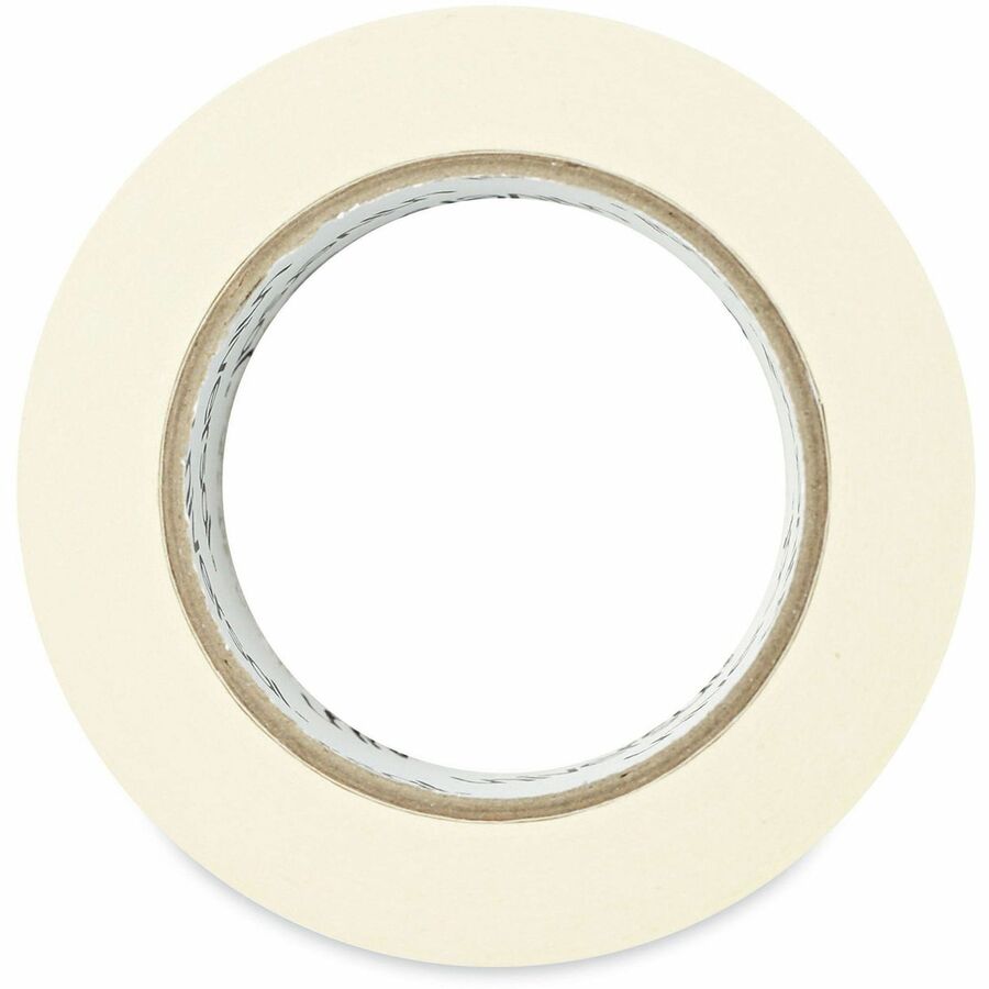 Universal General-Purpose Masking Tape, 3" Core, 48 mm x 54.8 m, Beige, 2/Pack - 59.93 yd Length x 1.89" Width x 5.5 mil Thickness - 3" Core - Beige - Natural Rubber - Crepe Paper Backing - 2 / Pack