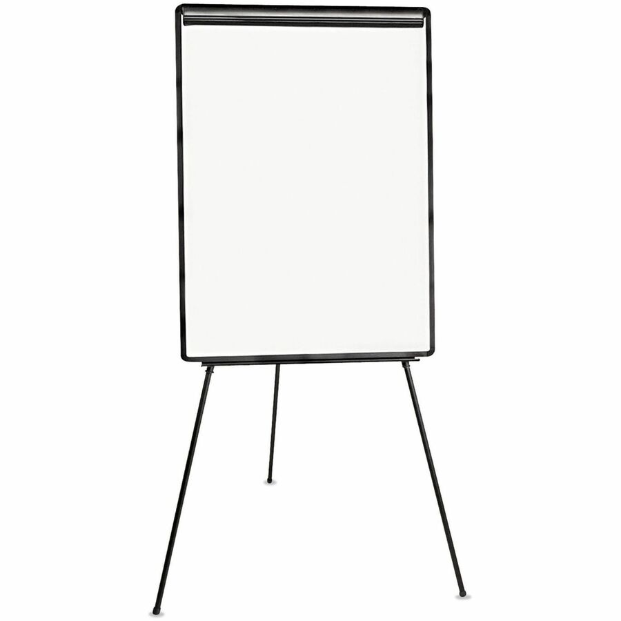 Universal Dry Erase Board with Tripod Easel, 29" x 41" , White Surface - 29" (2.4 ft) Width x 41" (3.4 ft) Height - White Melamine Surface - 1 Each