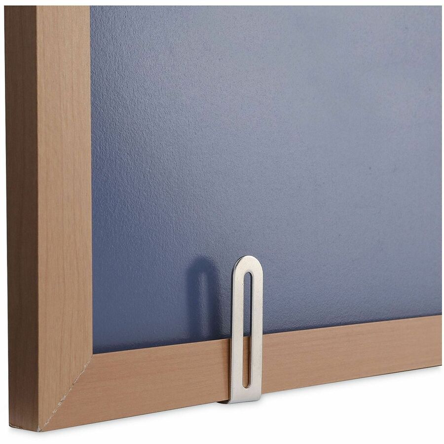 Universal Dry Erase Board - 48" (4 ft) Width x 36" (3 ft) Height - White Melamine Surface - Oak Medium Density Fiber (MDF) Frame - 1 Each