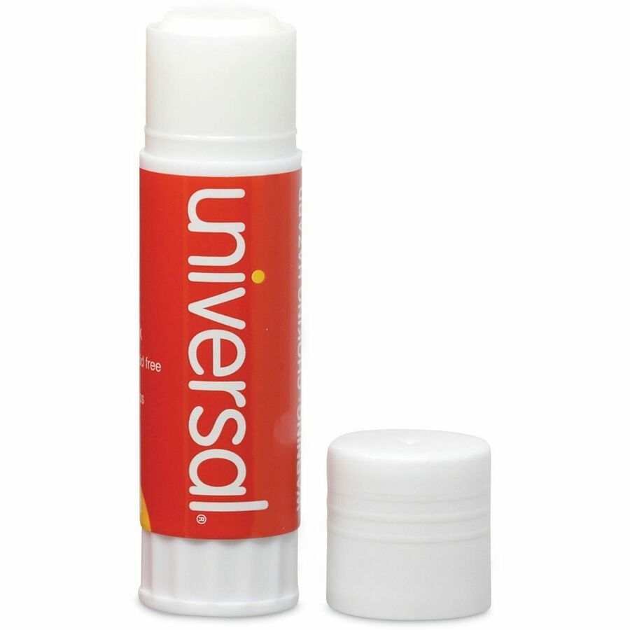 Universal Glue Stick - 1.30 oz - Clear - 12 / Pack