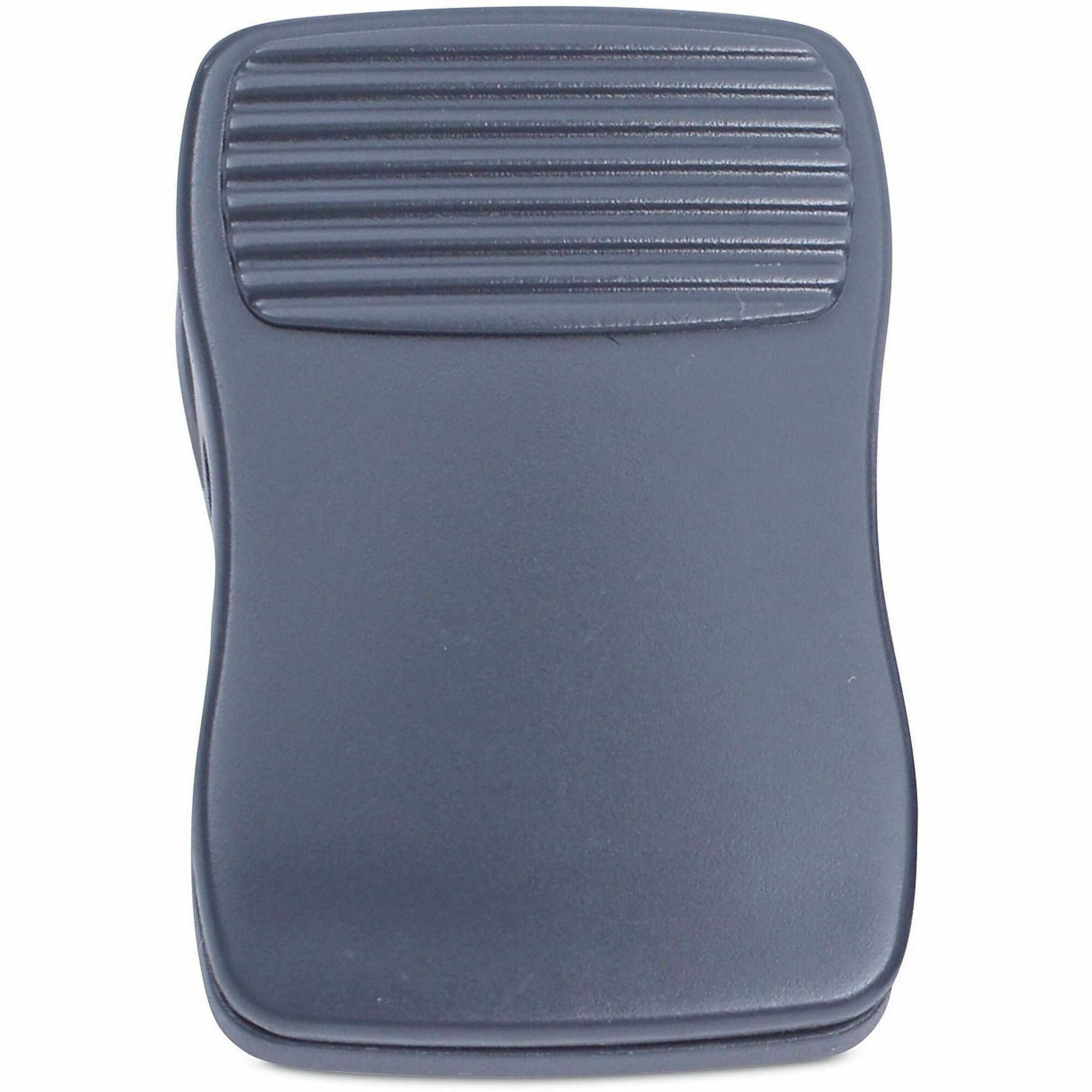 Universal Deluxe Recycled Cubicle Clips, 40 Sheet Capacity, Charcoal, 24/Pack - Standard - 0.6" Length x 1" Width - 0.50" Size Capacity - 40 Sheet Capacity - Charcoal - Plastic - 24 / Pack