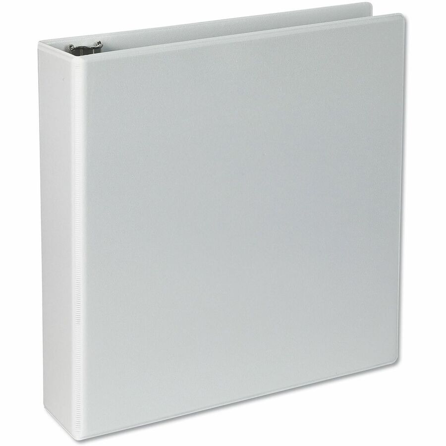 Universal Slant D-Ring View Binder, 3 Rings, 2" Capacity, 11 x 8.5, White, 4/Pack - 2" Binder Capacity - Letter - 8 1/2" x 11" Sheet Size - 500 Sheet Capacity - 3 Ring(s) - Fastener(s): Ring - Pocket(s): 2, Inside Front & Back - Polypropylene - White -...