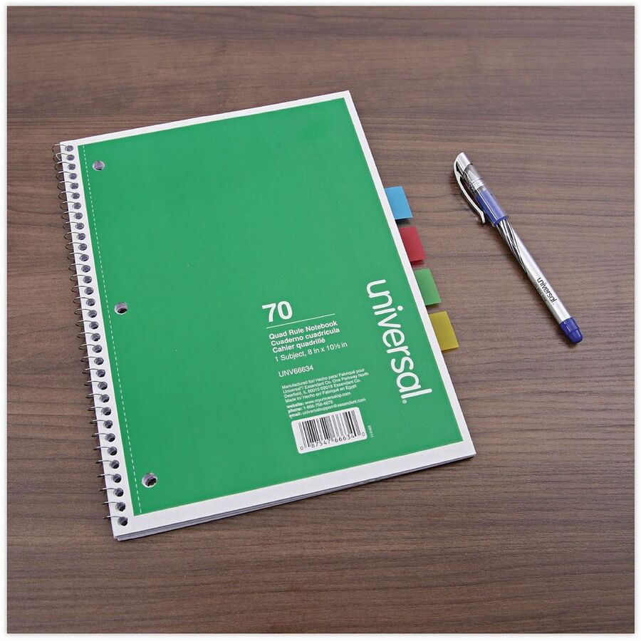 Universal Flag - 200 - 1" Flag/Note Width x 1 3/4" Flag/Note Length - Rectangle - Blue, Green, Red, Yellow - Removable, Self-stick, Pop-up, Repositionable - Dispenser Included - 200 / Pack