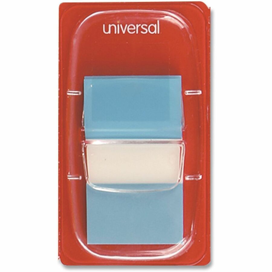 Universal Flag - 250 - 1" Flag/Note Width x 1 3/4" Flag/Note Length - Rectangle - Blue, Green, Orange, Pink, Yellow - Removable, Self-stick, Pop-up, Repositionable - Dispenser Included - 250 / Pack