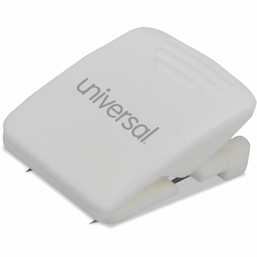 Universal Fabric Panel Wall Clips, 25 Sheet Capacity, White, 20/Pack - Standard - 5.3" Length x 2.8" Width - 25 Sheet Capacity - White - Plastic - 20 / Pack