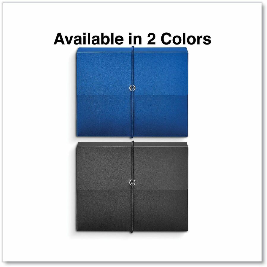 Universal Card Holder - Support 6" x 4" Media - 6" Height x 4" Width x 1.3" Depth - Plastic - Blue - Durable, Divider - 2 / Pack