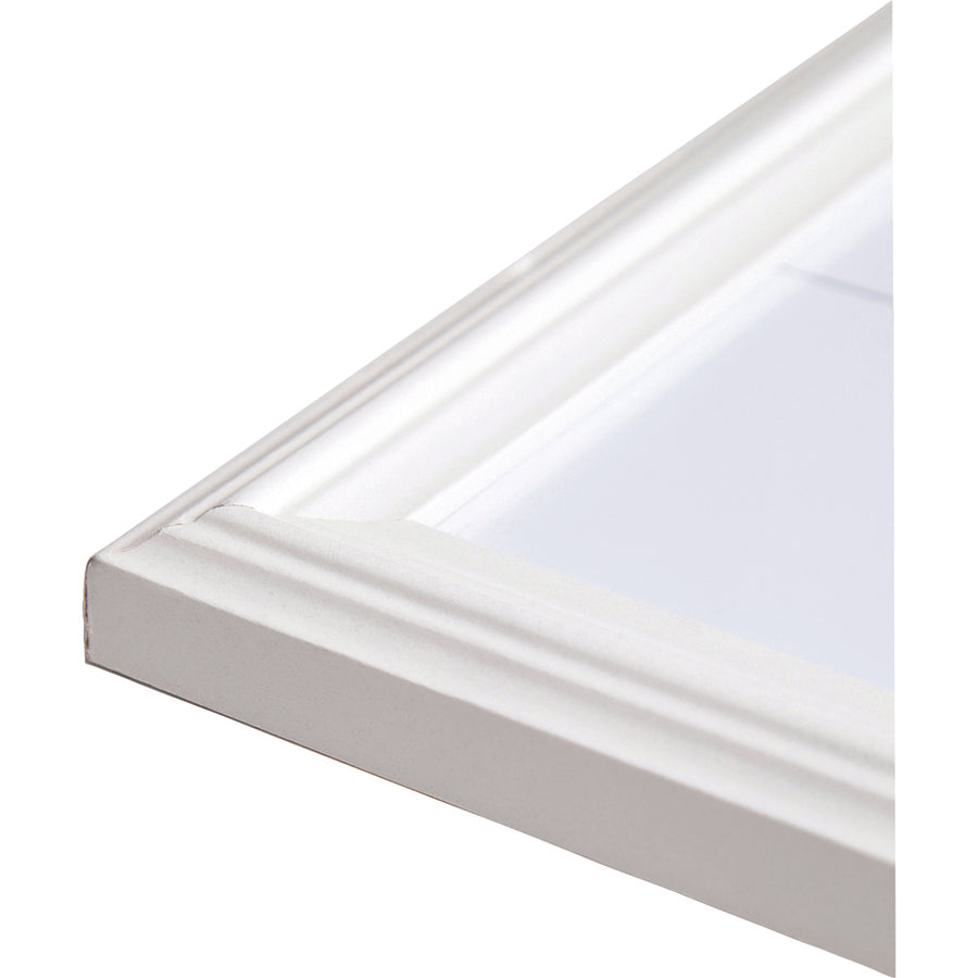 U Brands Magnetic Dry Erase Calendar - 20" (1.7 ft) Width x 30" (2.5 ft) Height - White Painted Steel Surface - White Wood Frame - Rectangle - Horizontal - Magnetic - Assembly Required - 1 Each