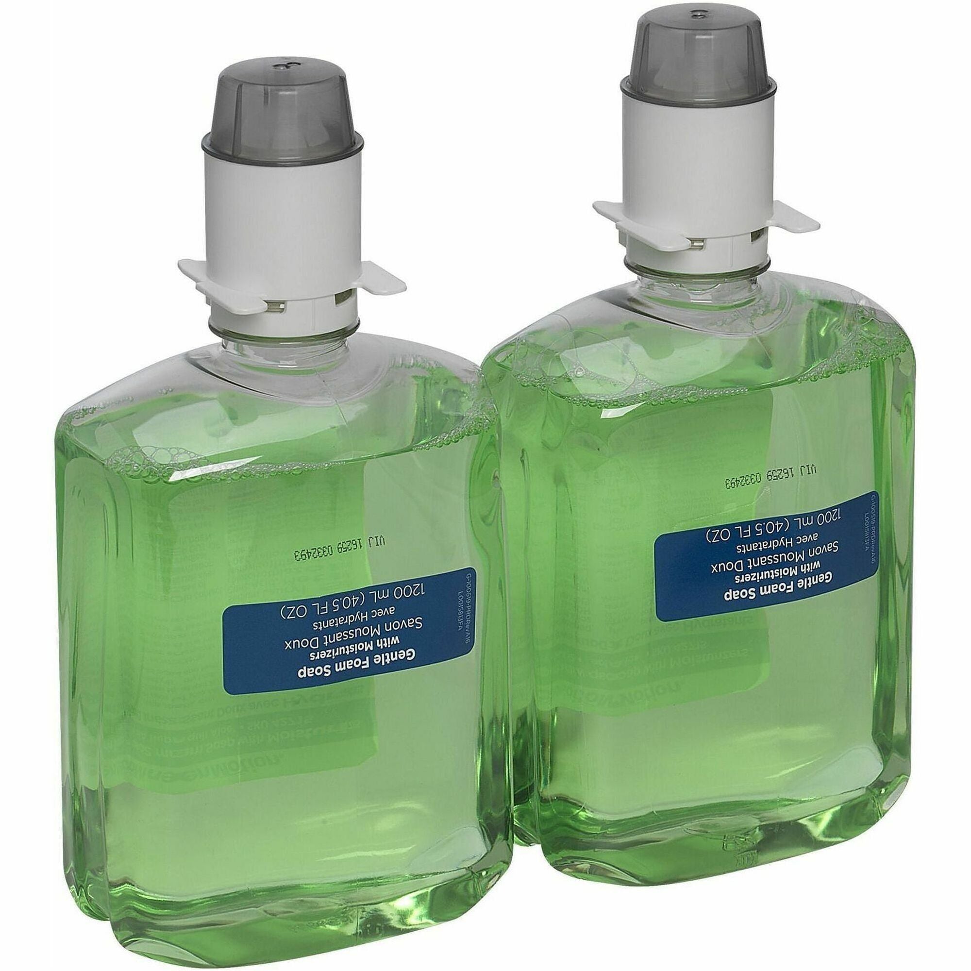 enMotion Gentle Foam Soap Refills - Tranquil Aloe Scent - 1.27 quart - Touchless Dispenser - Hand, Skin - Moisturizing - Green - Hygienic - 2 / Carton