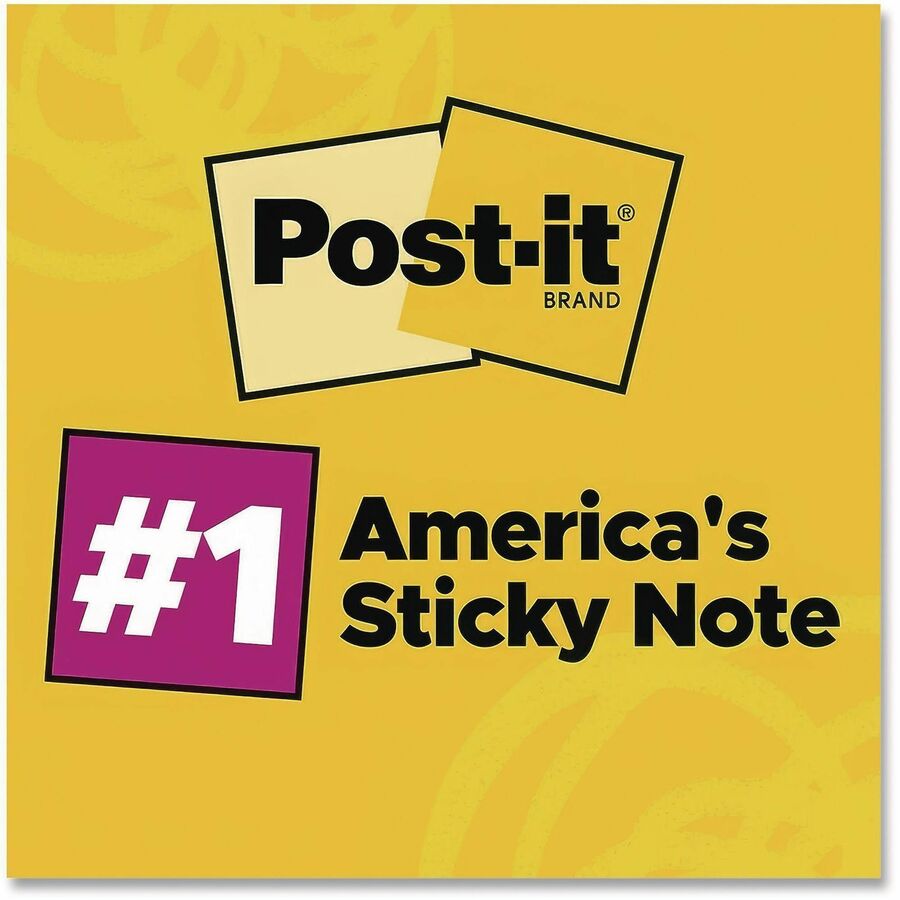Post-it&reg; Notes Pop-up Notes, 3" x 3" , Cape Town Color Collection, Pack Of 18 Pads - 3" Flag/Note Width x 3" Flag/Note Length - Square - Aqua Splash, Cape Town, Guava, Vital Orange - Pop-up, Repositionable, Adhesive, Residue-free - 18 Pad