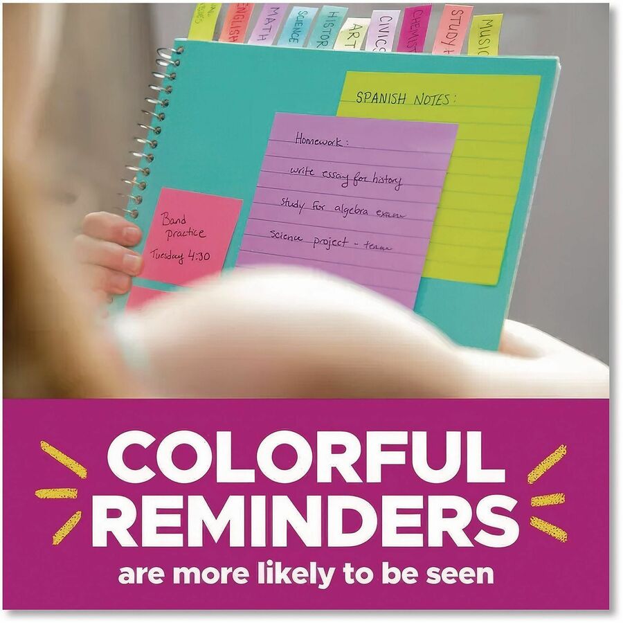 Post-it&reg; Notes Pop-up Notes, 3" x 3" , Cape Town Color Collection, Pack Of 18 Pads - 3" Flag/Note Width x 3" Flag/Note Length - Square - Aqua Splash, Cape Town, Guava, Vital Orange - Pop-up, Repositionable, Adhesive, Residue-free - 18 Pad