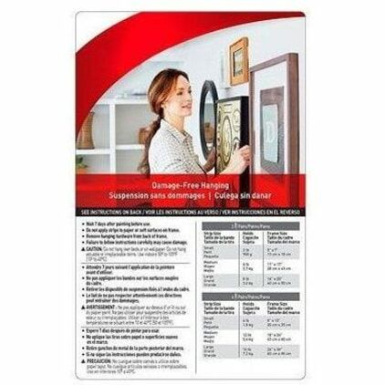 Command Mounting Strip - 5.63" Length x 5.19" Width - Rubber Resin, Paper - For Picture Hanging, Wall, Mounting - 132 - 132