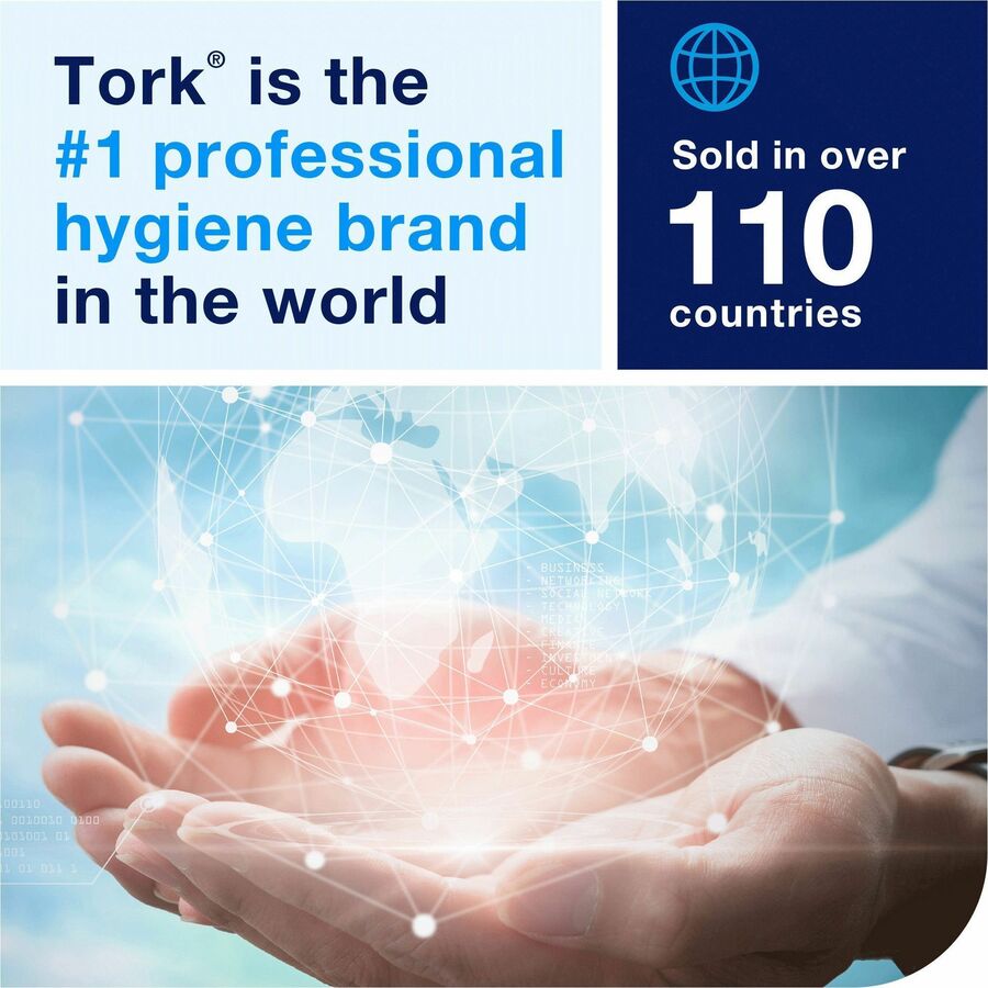 TORK Hand Sanitizer Foam Refill - Fragrance-free Scent - 1.06 quart - Hand, Healthcare, Food Handling - Moisturizing - Clear - Non-sticky, Hygienic, Unscented - 6 / Carton