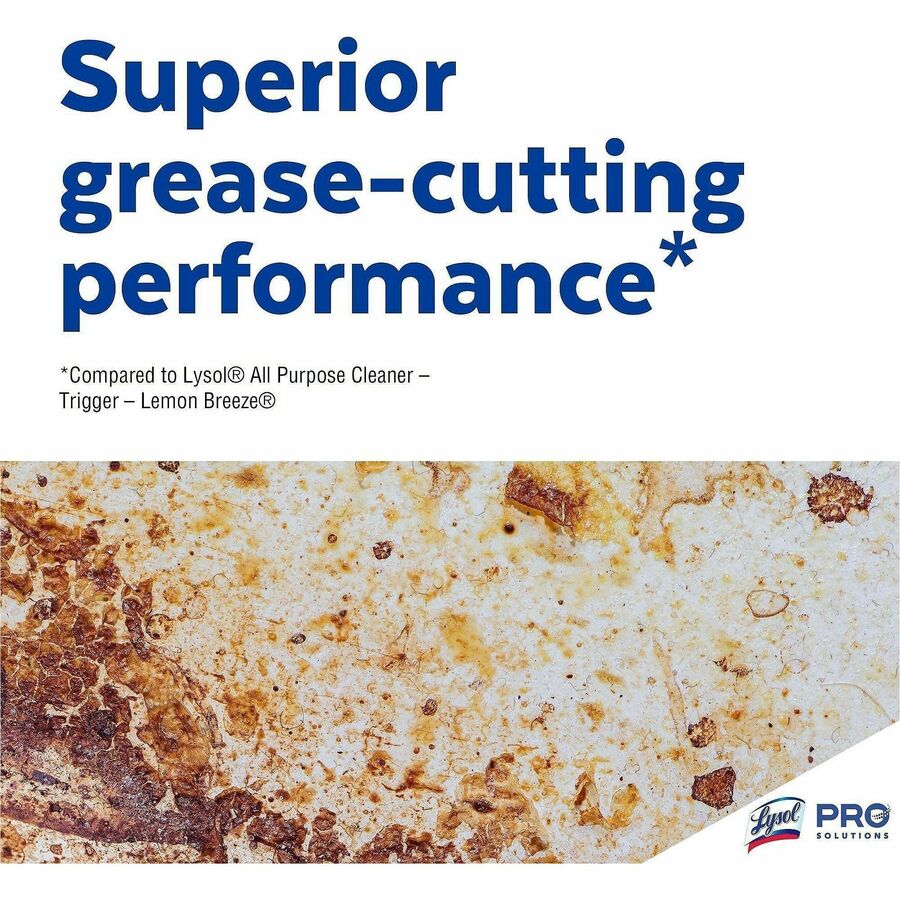 Lysol Advanced Deep Cleaner - 32 fl oz (1 quart) - 32 oz (2 lb) - Lemon Breeze Scent - Disinfectant - Clear Spray Bottle - 1 Each