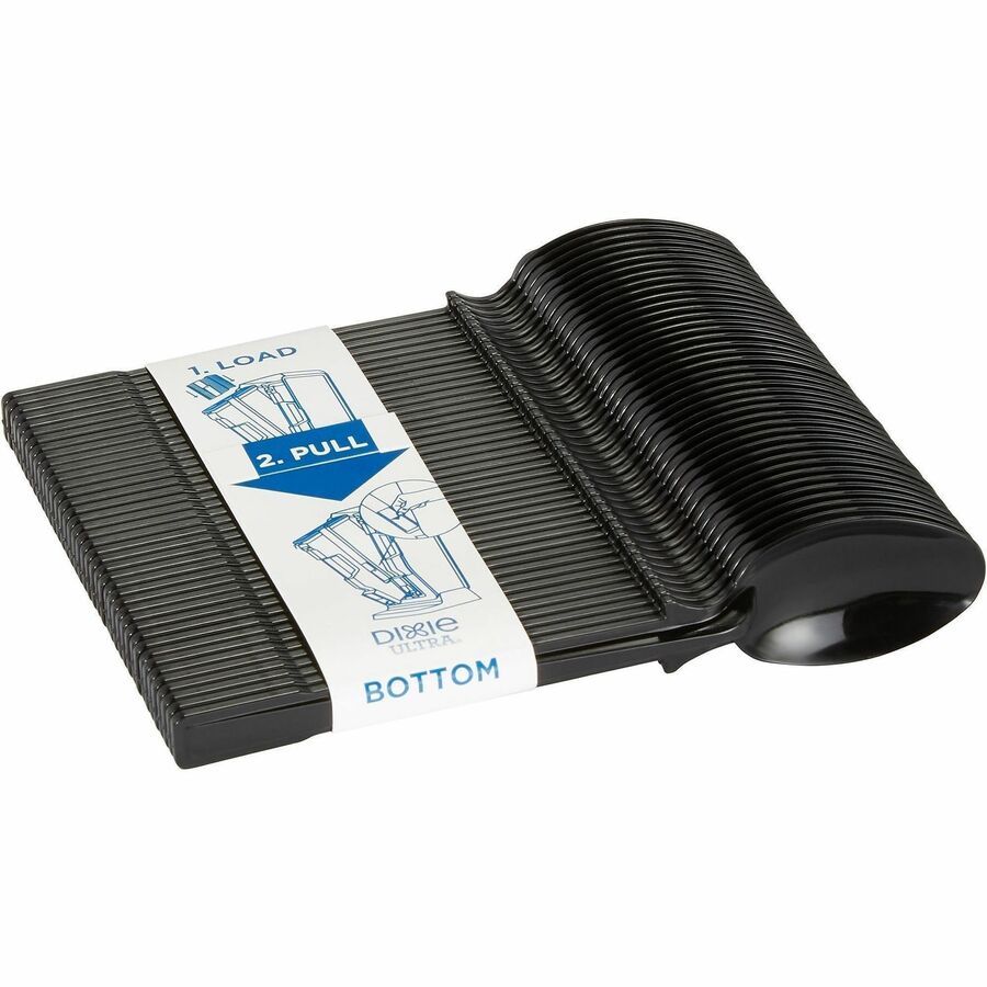 SmartStock Spoon - Teaspoon - 40 x Teaspoon - Disposable - Black - 24 / Box