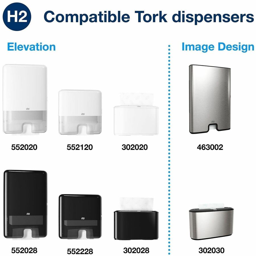 TORK Xpress Extra Soft Multifold Hand Towel White H2 - 2 Ply - Multifold - 9.13" Width x 12.80" Length - White - Virgin Pulp, Virgin Fiber - 94 / Pack