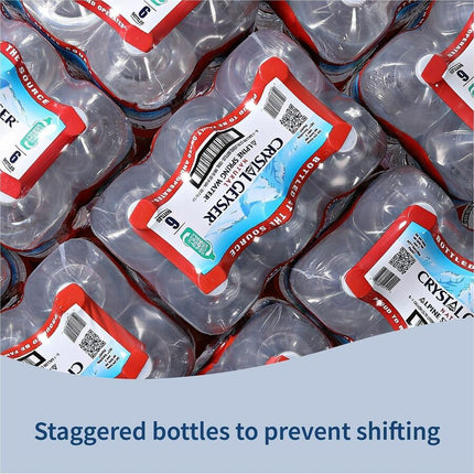 Crystal Geyser Natural Alpine Spring Water - Ready-to-Drink - 128.16 fl oz (3.79 L) - 6/Carton - 6 / Carton