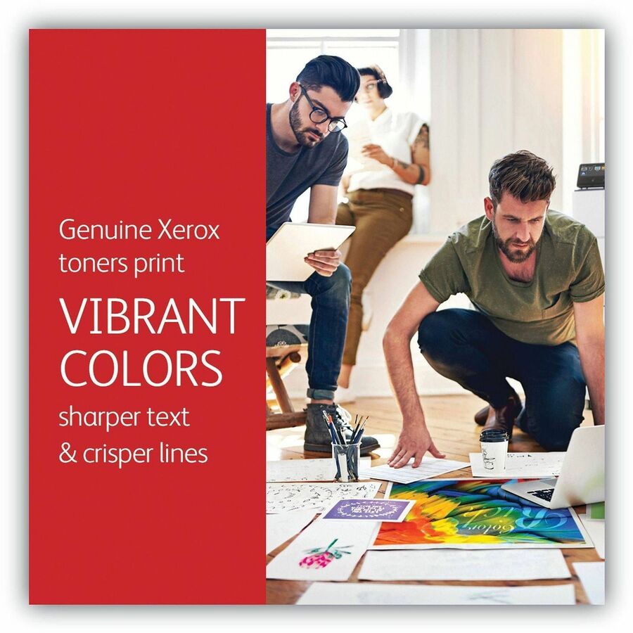 Xerox Original Standard Yield Laser Toner Cartridge - Cyan - 1 Each - 1500 Pages