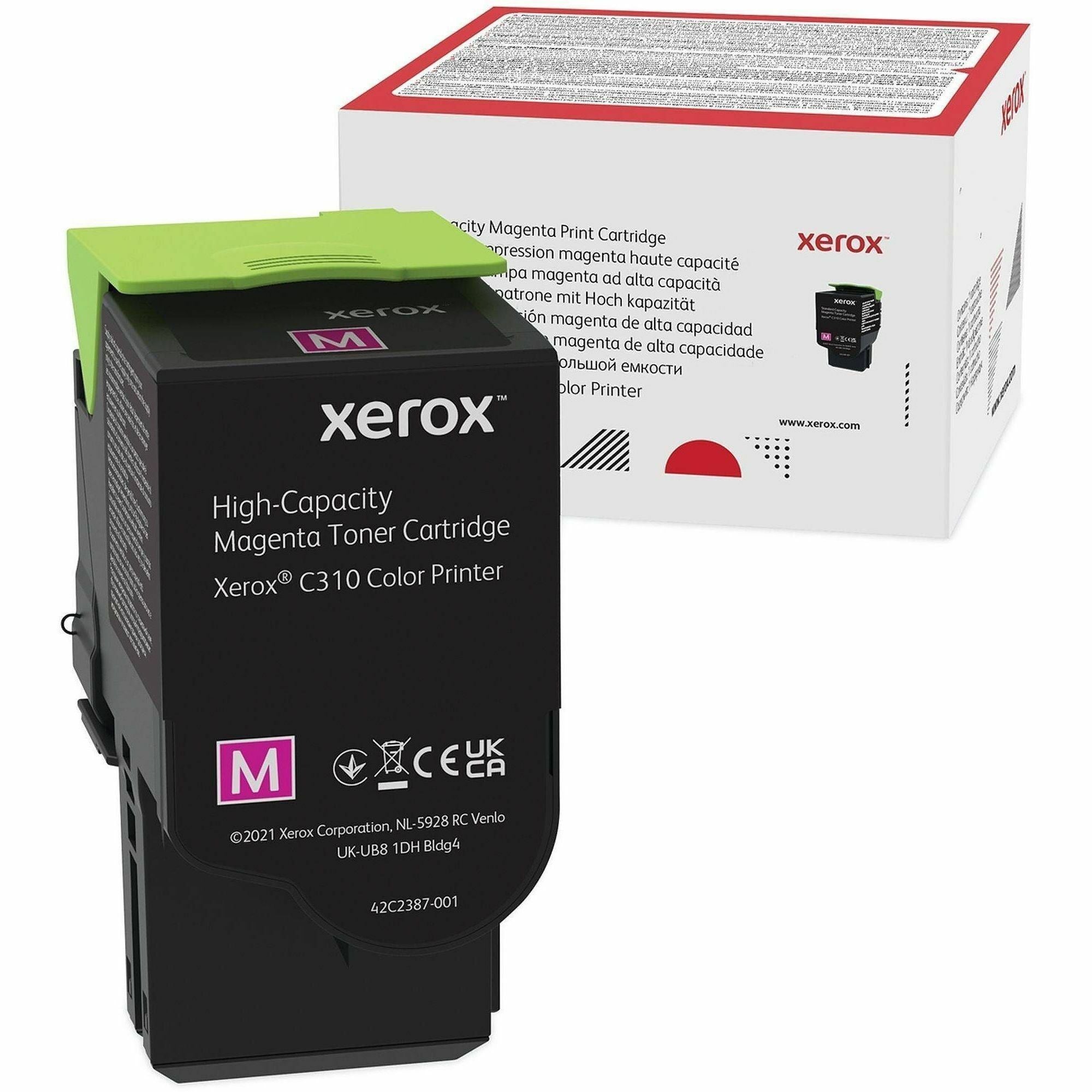 Xerox Original High Yield Laser Toner Cartridge - Single Pack - Magenta - 1 / Each - 5500 Pages